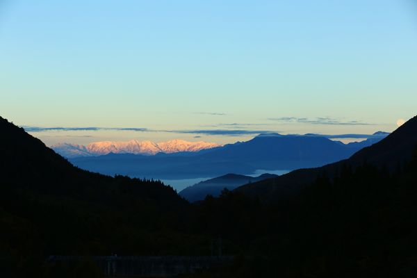 11月6日の紅葉と雲海